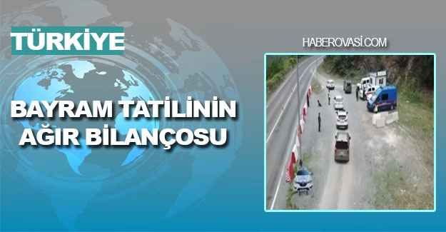 Bayram Tatilinde trafik kazaları son durum