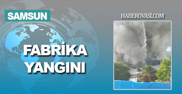 Samsun'da Bebek Bezi ve Plastik Ürün Fabrikasında Yangın