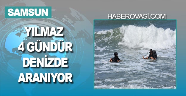 Samsun'da denizde kaybolan genç 4 gündür aranıyor