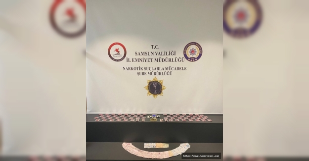 Samsun'da evde uyuşturucu operasyonunda 1 kişi tutuklandı