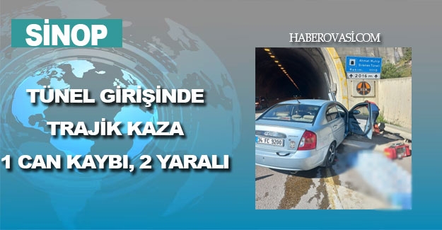 Sinop'ta Feci Kaza, 1 Can Kaybı, 2 Yaralı!