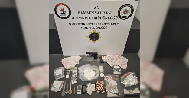 Samsun'da uyuşturucu operasyonu 4 gözaltı