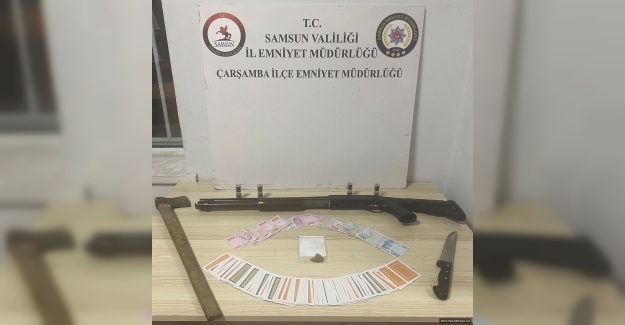 Samsun'da kumar oynayan 7 kişiye ceza yazıldı