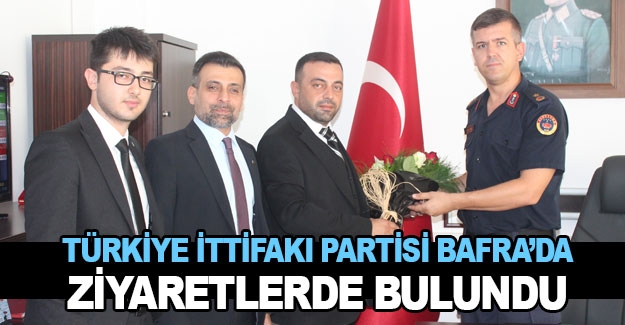 Türkiye İttifakı Partisi Bafra’da ziyaretlerde bulundu