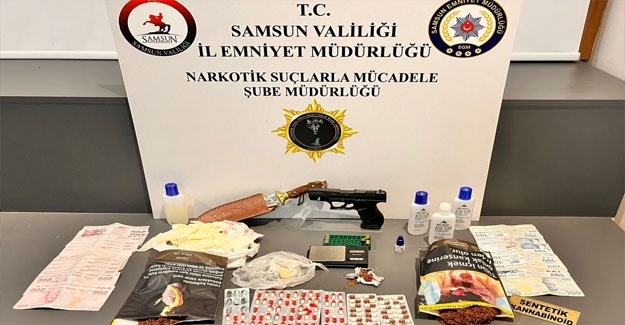 Samsun'da uyuşturucu operasyonu 7 gözaltı