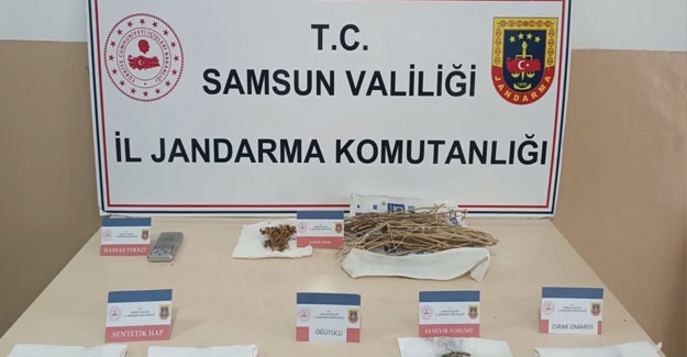 Samsun'da tost makinesinde uyuşturucu çıktı