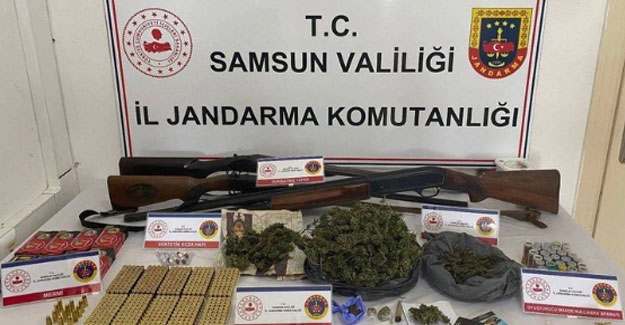 Samsun'da uyuşturucu operasyonu 1 kişiye gözaltı