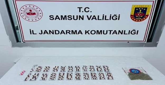 Samsun'da uyuşturucu operasyonunda 2 gözaltı