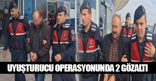 Bafra'da uyuşturucu operasyonunda 2 kişi gözaltına alındı