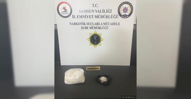 Samsun'da 730 gram sentetik uyuşturucu ele geçirildi