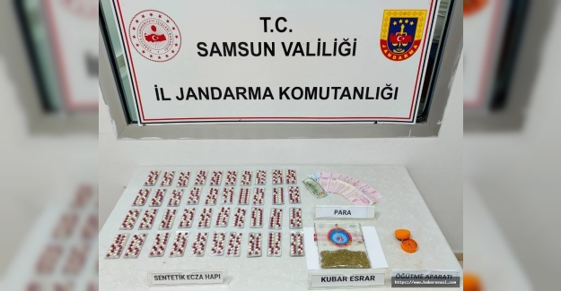 Samsun'da aracında uyuşturucu çıktı, 1 gözaltı