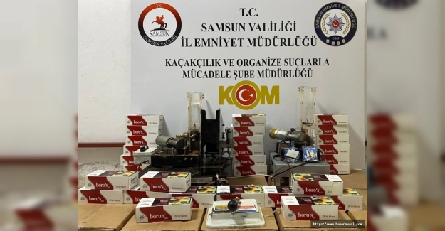 Samsun'da kaçak sigarayı ele geçirildi