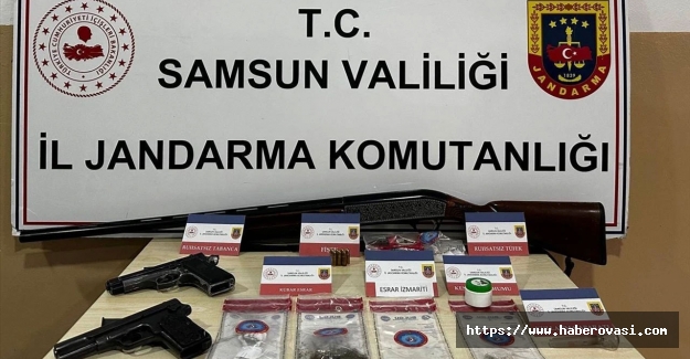 Samsun'da uyuşturucu satıcılarına operasyon 2 gözaltı