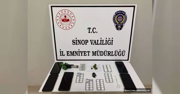 Sinop'ta uyuşturucu operasyonu 5 gözaltı