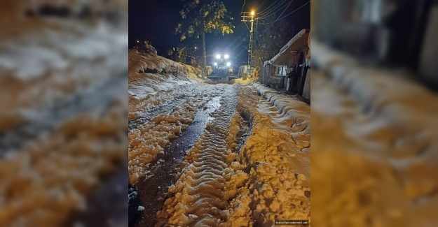 Samsun'da kar yağışı etkili oldu