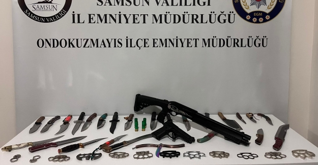 Samsun'da sosyal medyadan suç aleti satan kişi yakalandı