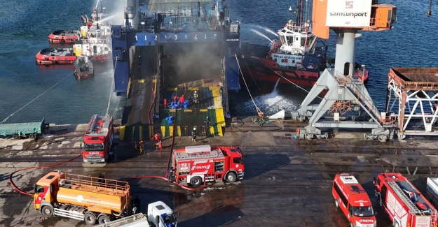 Samsun Limanı'ndaki Yangın Tehlikesi Geçti