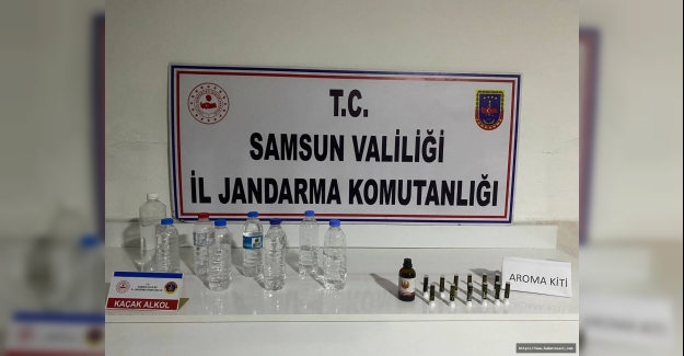 Samsun'da sahte alkol operasyonu 1 gözaltı