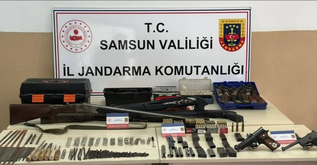 Samsun’da silah kaçakçılığı operasyonu 1 gözaltı