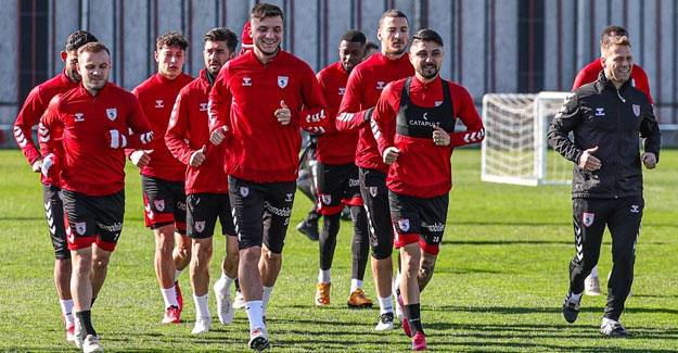 Samsunspor Başakşehir hazırlıklarını sürdürüyor