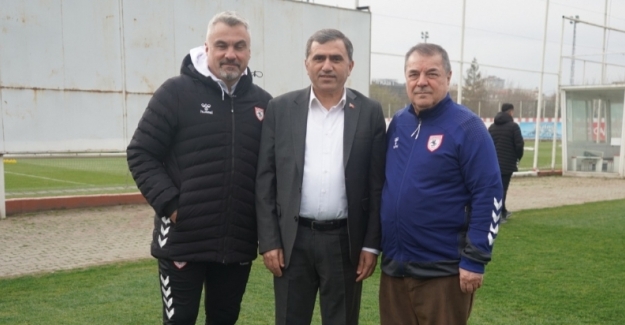 Samsunspor Gaziantep maçı öncesi moral ziyareti