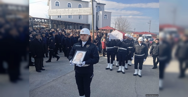 Samsunlu polis memuru ebediyete uğurlandı