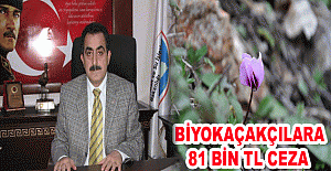 Biyokaçakçılara 81 bin TL ceza