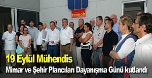 Mimar ve Şehir Plancıları Dayanışma Günü kutlandı