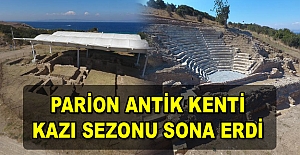 Parion Antik Kenti kazı sezonu sona erdi