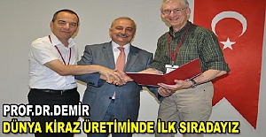 Prof.Dr.Demir : Dünya kiraz üretiminde ilk sıradayız