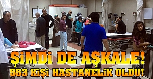 Şimdi de Aşkale!.. 553 kişi hastanelik oldu!