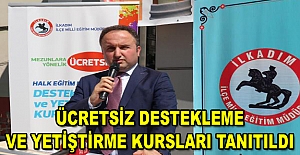 Ücretsiz destekleme ve yetiştirme kursları tanıtıldı