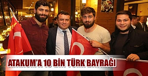 Atakum’a 10 bin Türk Bayrağı