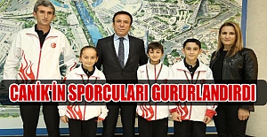 Canik'in sporcuları gururlandırdı