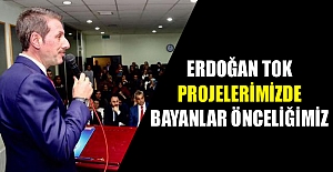 Erdoğan Tok : Projelerimizde bayanlar önceliğimiz