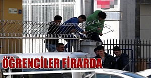 Öğrenciler firarda