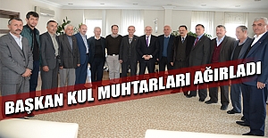 Başkan Kul muhtarları ağırladı