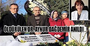 Öldürülen Dr. Aynur Dağdemir anıldı