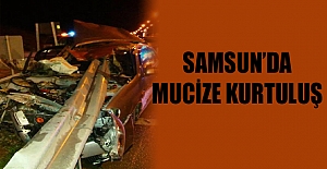 Samsun'da mucize kurtuluş