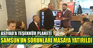 SAMSUN’UN SORUNLARI  MASAYA YATIRILDI