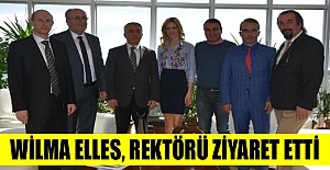 Wilma Elles, rektörü ziyaret etti