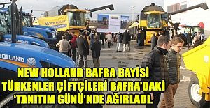 New holland bafra bayisi türkenler çiftçileri bafra’daki ‘tanıtım günü’nde ağırladı.