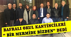 Bafralı Okul Kantincileri “ Bir Mermide Bizden” Dedi