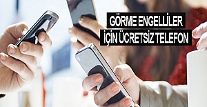 Görme engelliler için ücretsiz telefon