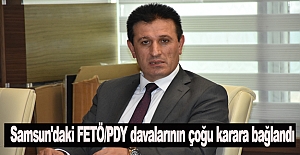 Samsun'daki FETÖ/PDY davalarının çoğu karara bağlandı