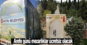 Arefe günü mezarlıklar ücretsiz olacak