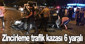 Samsun'da zincirleme trafik kazası 6 yaralı