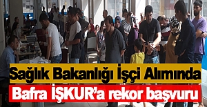 Sağlık Bakanlığı İşçi Alımında Bafra İŞKUR’a rekor başvuru