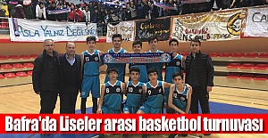 Bafra'da Liseler arası basketbol turnuvası