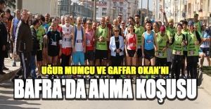 Bafra'da Uğur Mumcu ve Gaffar Okan'ı anma koşusu